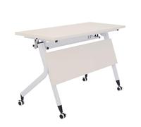 Table d'entraînement mobile pliable avec roues verrouillables, bureau rectangulaire multifonction pour bureau, salle de réunion, salle de classe