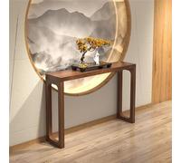 Table d'entrée en bois massif - Longue table murale d'inspiration zen - Table étroite en bambou pour décoration japonaise - Design minimaliste - Idéale pour l'entrée ou le salon