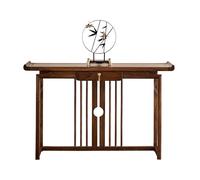 Table d'entrée multifonctionnelle - Table basse élégante pour TV, centre de divertissement et étagère avec tiroirs pour canapé, plantes et console de rangement.