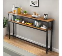 Table d'entrée, Table d'appoint for canapé, bibliothèque Longue et étroite, étagère de présentation, Console de canapé derrière(Color 11,70x25cm/27.56x9.84in)