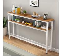 Table d'entrée, Table d'appoint for canapé, bibliothèque Longue et étroite, étagère de présentation, Console de canapé derrière(Color 1,70x20cm/27.56x7.87in)