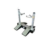 Table d'entretien pour Maquette Voiture Alliage À L'échelle 1:18 Présentoir À Monter Soi-même Accessoires Garage(Silver A)