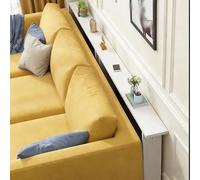 Table derrière canapé Tables de canapé étroites pour couloir, Petits meubles d'espace pour économiser de l'espace, Étagère au bord du lit avec outils d'installation(Color 2,32x6x25in/80x15x65cm)