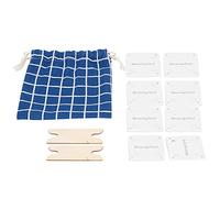 Table des cartes de tissage mmabeutf, pour l'artisanat de bricolage, pour du papier fait à la main, des outils de métier à tisser, avec une navette de tissage, un sac en tissu