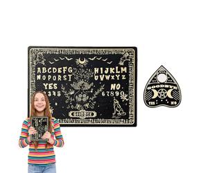 Table des esprits pour la décoration, décoration de la maison en bois - jeu de société pour la divination - pour la maison, le séjour Halloween, le rassemblement familial et la fête pour les vacances