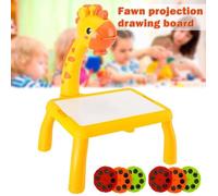 Table dessin pour enfants avec projecteur jouets éducatifs avec fonction de chant table de peinture de projection amovible