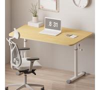 Table d'étude réglable à manivelle avec Support en Acier au Carbone, Peut être utilisée pour Le Travail de Bureau, Placer Un Ordinateur de Bureau pour Jouer à des Jeux et Faire Ses devoirs