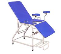 Table d'examen gynécologique - Lit chirurgical avec dossier réglable, lit de rinçage pliable pour usage hospitalier