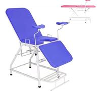 Table d'examen gynécologique multifonctionnelle haut de gamme avec dossier réglable, lit de rinçage gynécologique pliable pour l'hôpital A