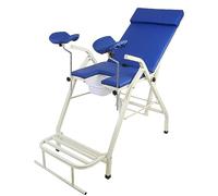 Table d'examen gynécologique pliable avec rinçage chirurgical, chaise réglable pour hôpital et salon