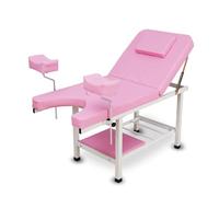 Table d'examen gynécologique pliable portable avec dossier réglable pour chirurgies généralistes et salles de premiers secours