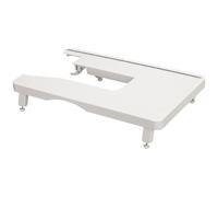 Table à rallonge large pour machine à coudre Brother WT7, Blanc