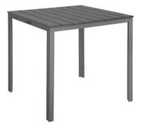 Table d'Extérieur à Lattes Valletta Grise 780 mm Bolero