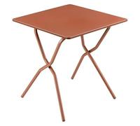 Table d'extérieur pliante BALCONY - Acier - rouge