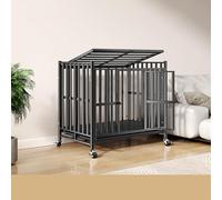 Table d'extrémité de Cage pour Chien Lourde et Robuste, Table d'extrémité décorative en Bois pour Maison pour Animaux de Compagnie, Maison spacieuse pour Chien, Meubles Mobiles