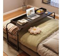 Table d'hôpital sur le lit pour un usage domestique, table pivotante, table de lit avec roulettes, table de lit d'hôpital, table de lit, table inclinable, parfaite pour les familles d'hôpital