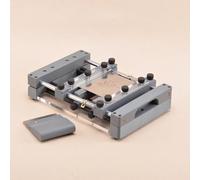 Table d'impression manuelle de pâte à souder pour assemblage de PCB, outil de grattoir de pochoir SMT de bureau pour prototypage électronique et réparation