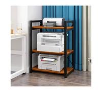 Table d'imprimante Armoire d'imprimante Petite étagère de bureau Double couche Support de photocopieur multifonction Table de bureau hôte Rack de rangement et organisation de bureau (couleur : 1