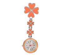 Table d'infirmière Montres pour infirmières Montres Gousset pour infirmières épingle à nourrice Montres pour étudiants en Soins Infirmiers Badge Montre infirmière Métal Orange