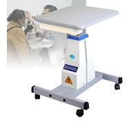 Table d'instruments motorisée, table de puissance optique pour optométriste, table élévatrice pour optométrie, chariot médical, chariot dentaire, table de travail motorisée pour instruments White
