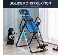 Table d'inversion -bleu-pliable réglable entraîneur de gravité pour Soulager les tensions dorsales et musculaires