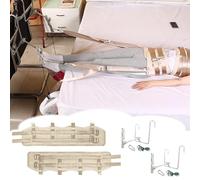 Table d'Inversion Ceinture d'étirement Intégral Adaptable à Tout Lit, Dispositif d'étirement Lombaire en Toile avec Sangle en Nylon, Ceinture d'étirement Dorsal Maison(L47in/120cm)