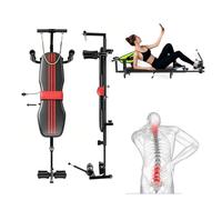Table D'inversion D'entraînement, Appareil D'étirement Du Cou Et Du Dos, Longueur Ajustable De 140 À 185 Cm, Correcteur De Posture Par Traction Cervicale, Pour La Physiothérapie À Domicile