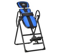 Table d'inversion HOMCOM pliable réglable entraîneur de gravité pour thérapie du dos avec coussins de cheville jusqu'à 110kg