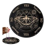 Table Divinatoire avec Pendule - Planche Décisionnelle en Bois Massif avec Lettres, Jeu Ouija Table Divinatoire Pour Débutants Et Amis