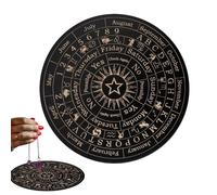 Table Divinatoire Pour La Vue | Planchette Spirituelle en Bois avec Lettres | Jeu De Divination Pour Débutants, Famille Et Amis