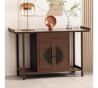 Table D'offrande sur Piédestal Chinoise, Autel Personnel, Table De Prière sur Pied, Meuble D'autel De Méditation avec Tiroir, pour Salon, Chambre À Coucher(Brown,150cm/59in)