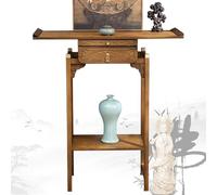 Table D'Offrande, Table De Méditation avec Espace De Rangement 40cm, Tables Bouddhiste De DéTente pour Salon, Usage Domestique(Length: 66cm/26inch)