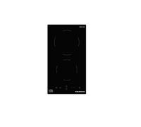 Glem Table domino vitrocéramique GTH32T 30 cm 3000 W Noir