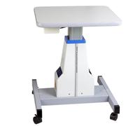 Table d'optométrie optique motorisée avec levage électrique réglable et design mobile pour magasin de lunettes