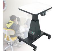 Table d'optométriste motorisée, poste de travail ophtalmique électrique avec tiroir pour le placement des lentilles d'essai, hauteur réglable pour les magasins de lunettes