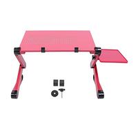 Table d'ordinateur BROLEO, Pliable, pour la Chaise de Lit (Rose)