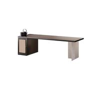 Table d'ordinateur Table de bureau Table de travail minimaliste en bois de frêne, bois massif pour salon, table à thé d'invités, adaptée aux entreprises, études Vanity Desk Gaming Desk Bureau Bureau