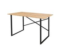 Table du bureau, meuble du bureau coloris chêne cambrian, noir - longueur 120 x profondeur 60 x hauteur 75 cm - -