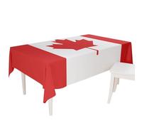Table du drapeau canadien, nappe rectangulaire en érable du Canada, 1er juillet Fête du drapeau du Canada Célébration de procession célébration, décoration canadienne, nappes de table du Canada