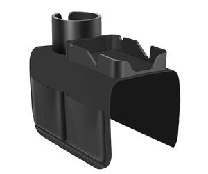 Table du plateau de bras de canapé - Porte-tasse de canapé, organisateur de boissons d'accoudoir | Couchon de silicone flexible avec conception anti-déborde, poches de stockage latéral pour collations