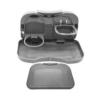 Table du siège d'auto, bureau de siège arrière automobile pliable avec porte-gobelet, tables portables pour le travail d'ordinateur portable, la restauration, la consommation, les voyages pour adultes