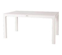 Table Effet Rotin Modèle Kreta Résine cm.120x70 Résistante Aux Rayons UV Gel