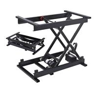 Table élévatrice à Ciseaux Basse à Cadre en Fer électrique Support élévateur électrique pour à Manger, Basse, avec télécommande Filaire, Charge de 80 kg, 68 x 76 x 43 cm, pour Bureau d'ord