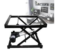 Table élévatrice à ciseaux électrique, vitesse : 9-15 mm/s, capacité de charge maximale 45 kg, avec télécommande (sans fil et filaire), pour établi, chariot mobile ou présentoir.,A