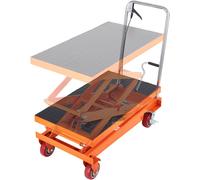 Table élévatrice à ciseaux hydraulique VEVOR Capacité de charge 350 kg Chariot de table élévatrice 350-1530 mm Zone de levage Table élévatrice atelier 905 x 510 mm Plate-forme Chariot élévateur à cise