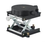 Table élévatrice à hauteur réglable avec rotation à 360 degrés, gravure en alliage d'aluminium pour routeur CNC, échantillon de laboratoire et base de levage de microscope, support de positionnement