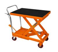 Table élévatrice Chariot de Manutention Elévateur Jusqu'à 500KG Hauteur 29 à 78 cm - 4 Roues & Freins Arrières Tapis Antidérapant 100% Sécurité - Transporter Vos Objets Atelier Usine Entrepot Garage