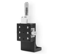 Table éLéVatrice Coulissante, Platine RéGlage Fin Haute PréCision à Bouton | Plateforme RéGlage Fin DéPlacement Manuel Et Levage Vertical, Platine LinéAire Guidage Rouleaux CroiséS(LV40-C2)