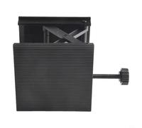 Table élévatrice de laboratoire en plastique pour expériences de physique, chimie et biologie - Hauteur réglable de 2,5 à 9 cm, 90 × 90 mm, support de niveau stable pour (tout plastique)