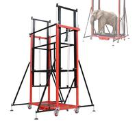 Table élévatrice d'échafaudage électrique avec télécommande, plate-forme mobile pliable robuste pour travaux surélevés
